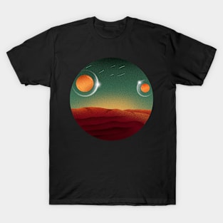 The view of the sky in mars T-Shirt